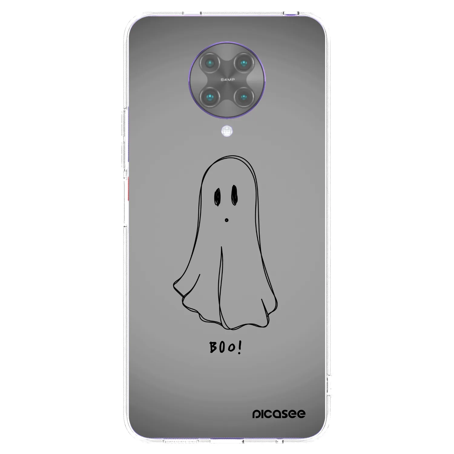 Picasee Xiaomi Poco F2 Pro Hülle - Transparentes Silikon - Ghost