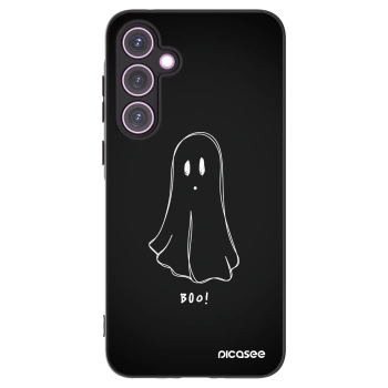 Picasee Samsung Galaxy A35 5G A356B Hülle - Schwarzes Silikon - Ghost 2