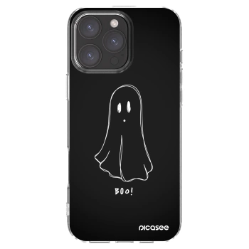 Picasee Apple iPhone 16 Pro Max Hülle - Transparentes Silikon - Ghost 2