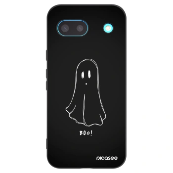 Picasee Google Pixel 8a Hülle - Schwarzes Silikon - Ghost 2