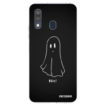 Picasee Samsung Galaxy A40 A405F Hülle - Transparentes Silikon - Ghost 2
