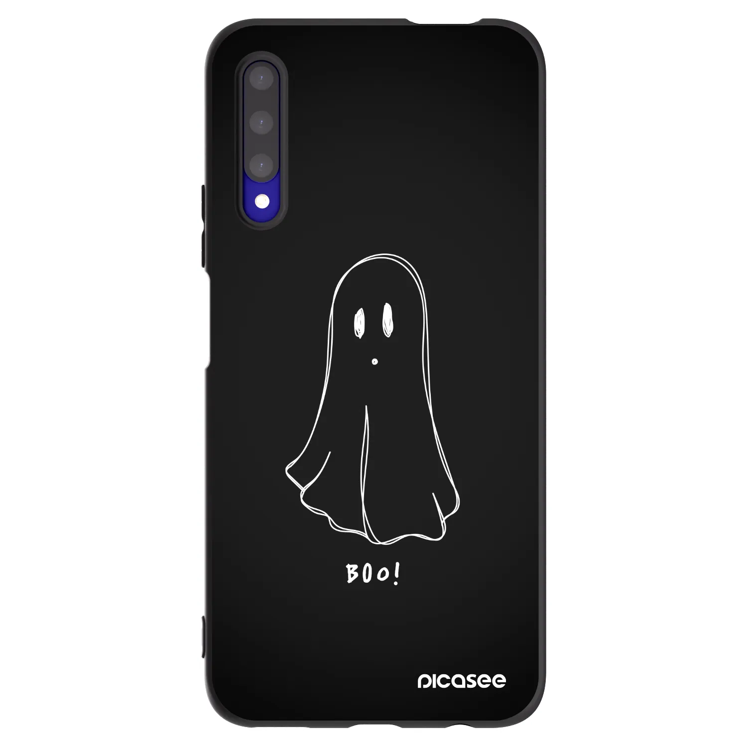 Picasee Honor 9X Pro Hülle - Schwarzes Silikon - Ghost 2