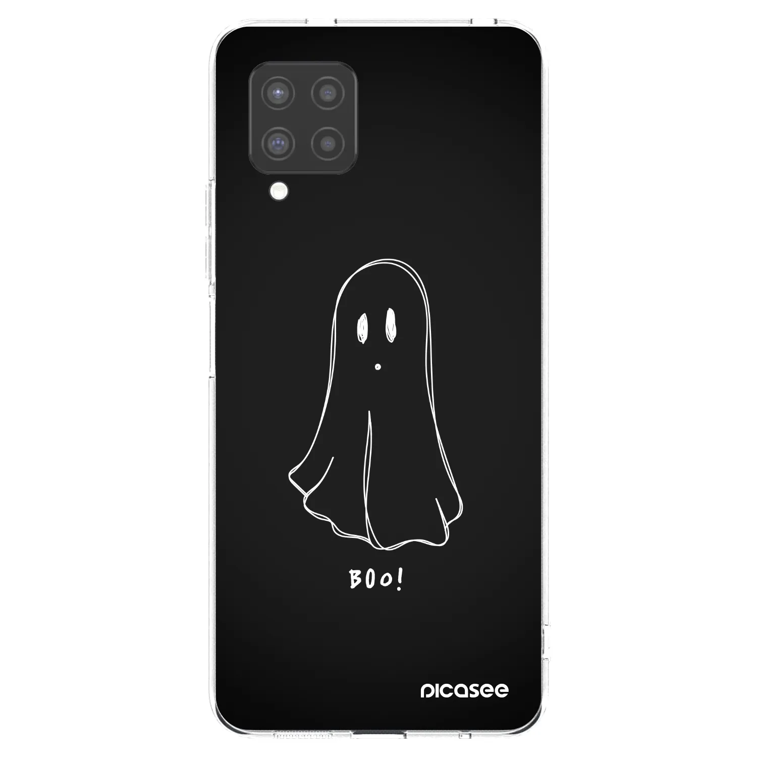 Picasee Samsung Galaxy A42 A426B Hülle - Transparentes Silikon - Ghost 2