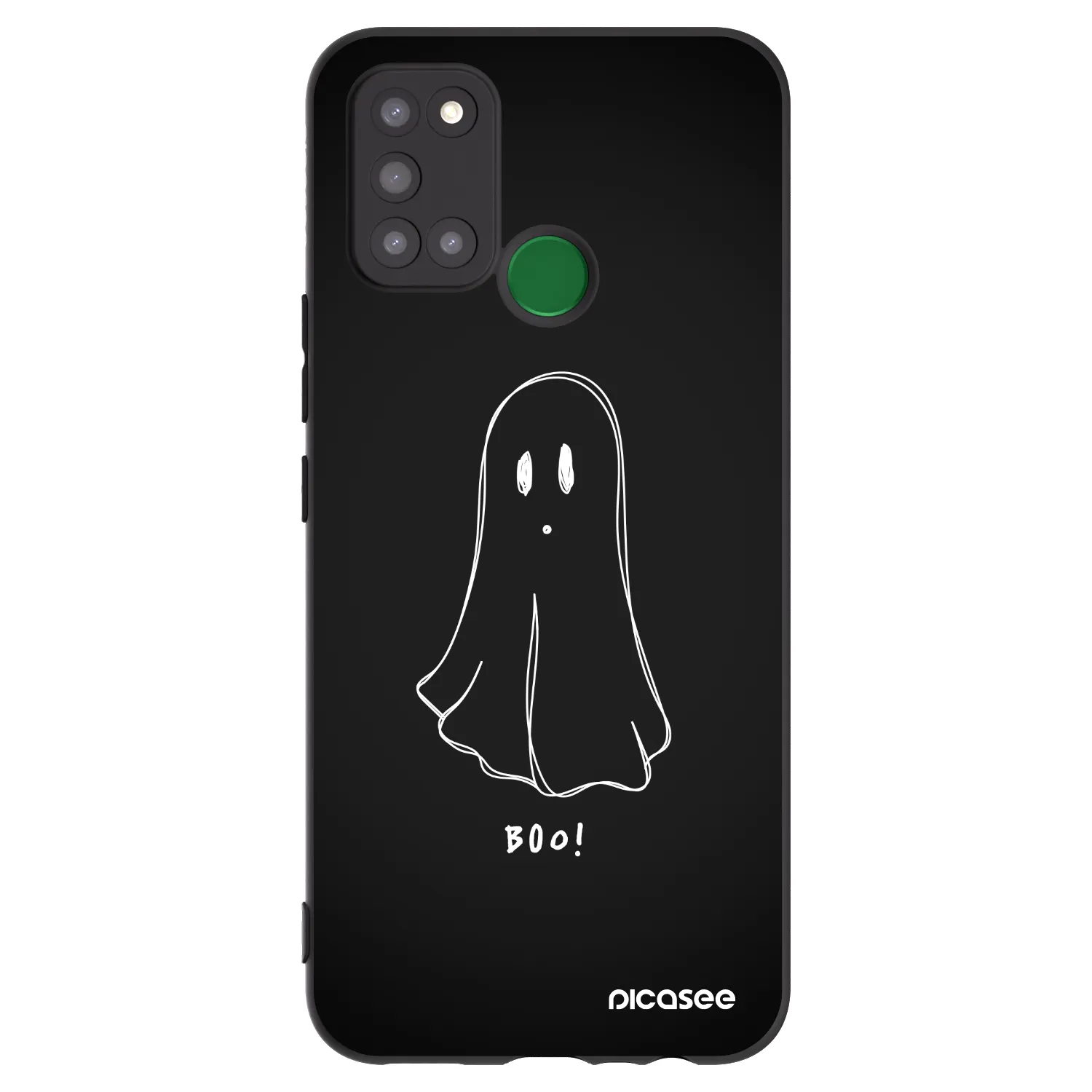 Picasee Realme 7i Hülle - Schwarzes Silikon - Ghost 2