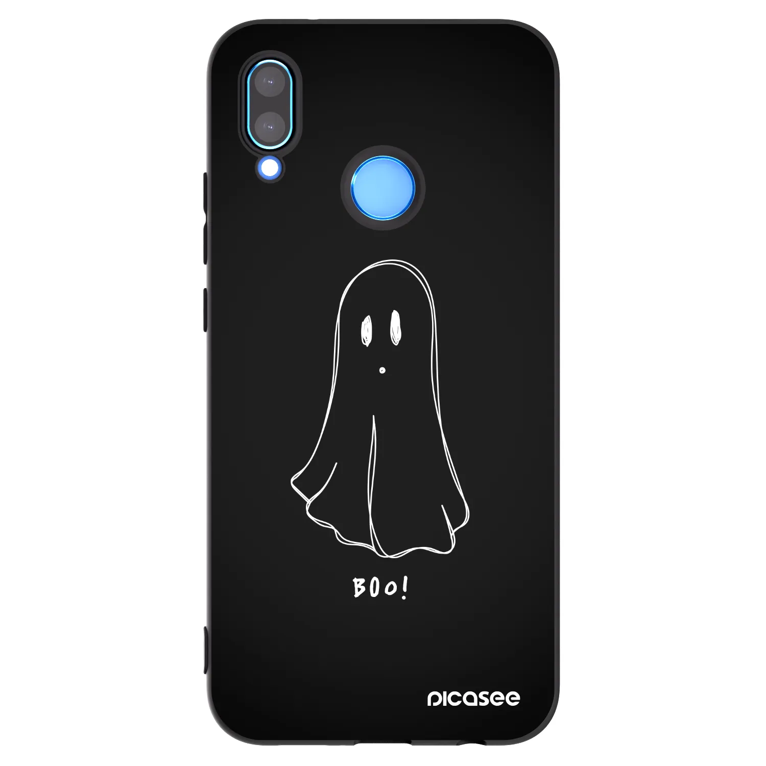 Picasee Huawei P20 Lite Hülle - Schwarzes Silikon - Ghost 2