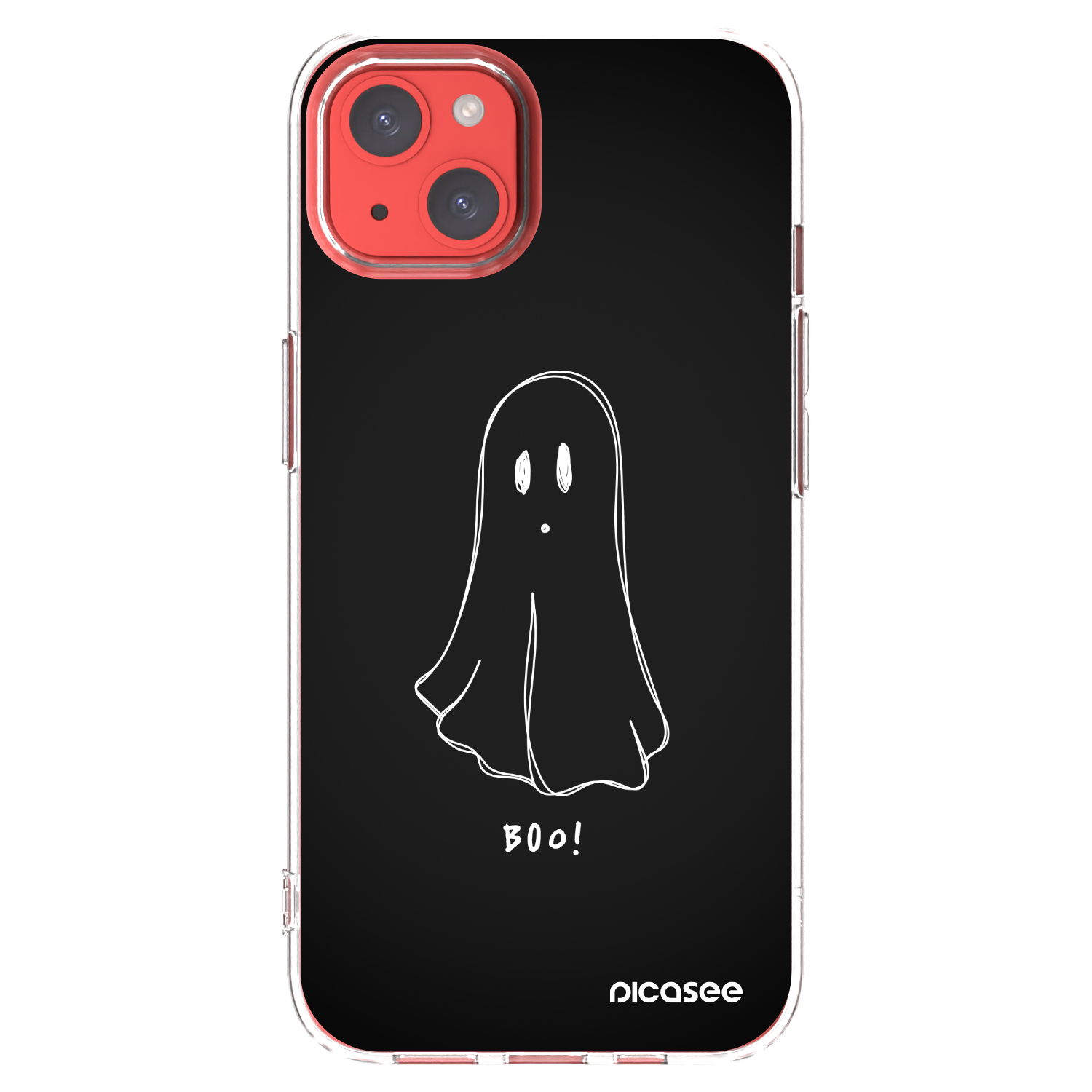 Picasee Apple iPhone 13 Hülle - Transparentes Silikon - Ghost 2