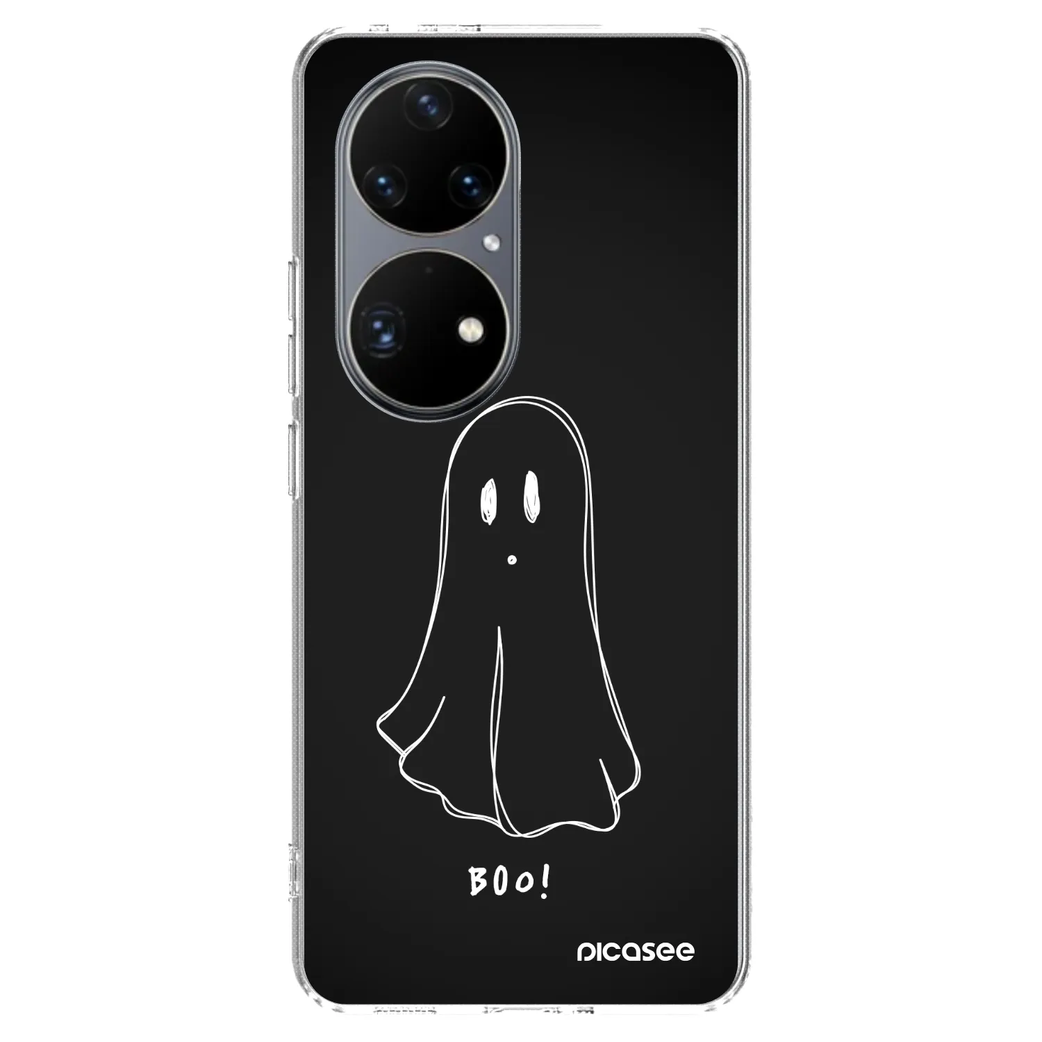 Picasee Huawei P50 Hülle - Transparentes Silikon - Ghost 2