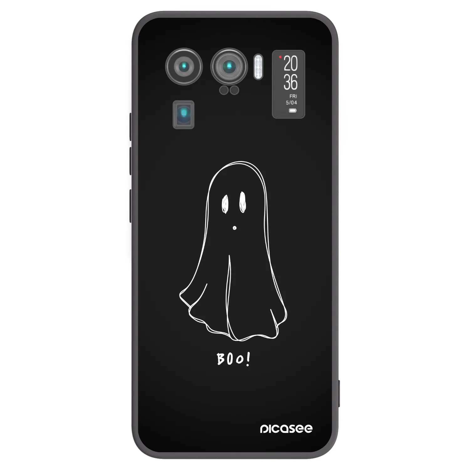 Picasee Xiaomi Mi 11 Ultra Hülle - Schwarzes Silikon - Ghost 2
