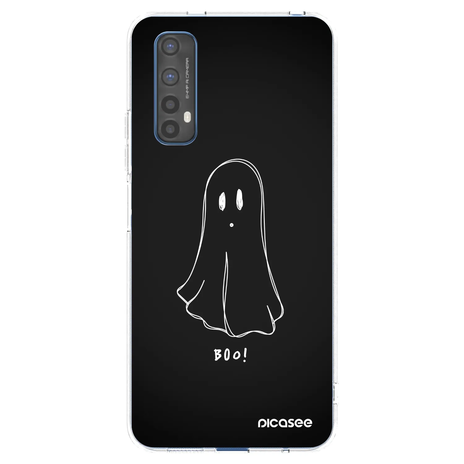 Picasee Realme 7 Hülle - Transparentes Silikon - Ghost 2