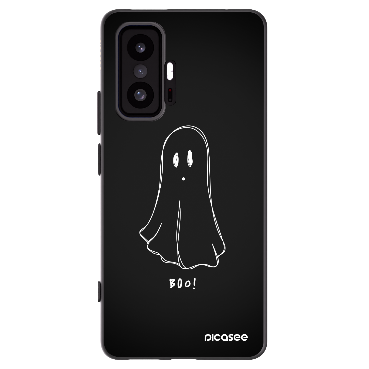 Picasee Xiaomi 11T Pro Hülle - Schwarzes Silikon - Ghost 2