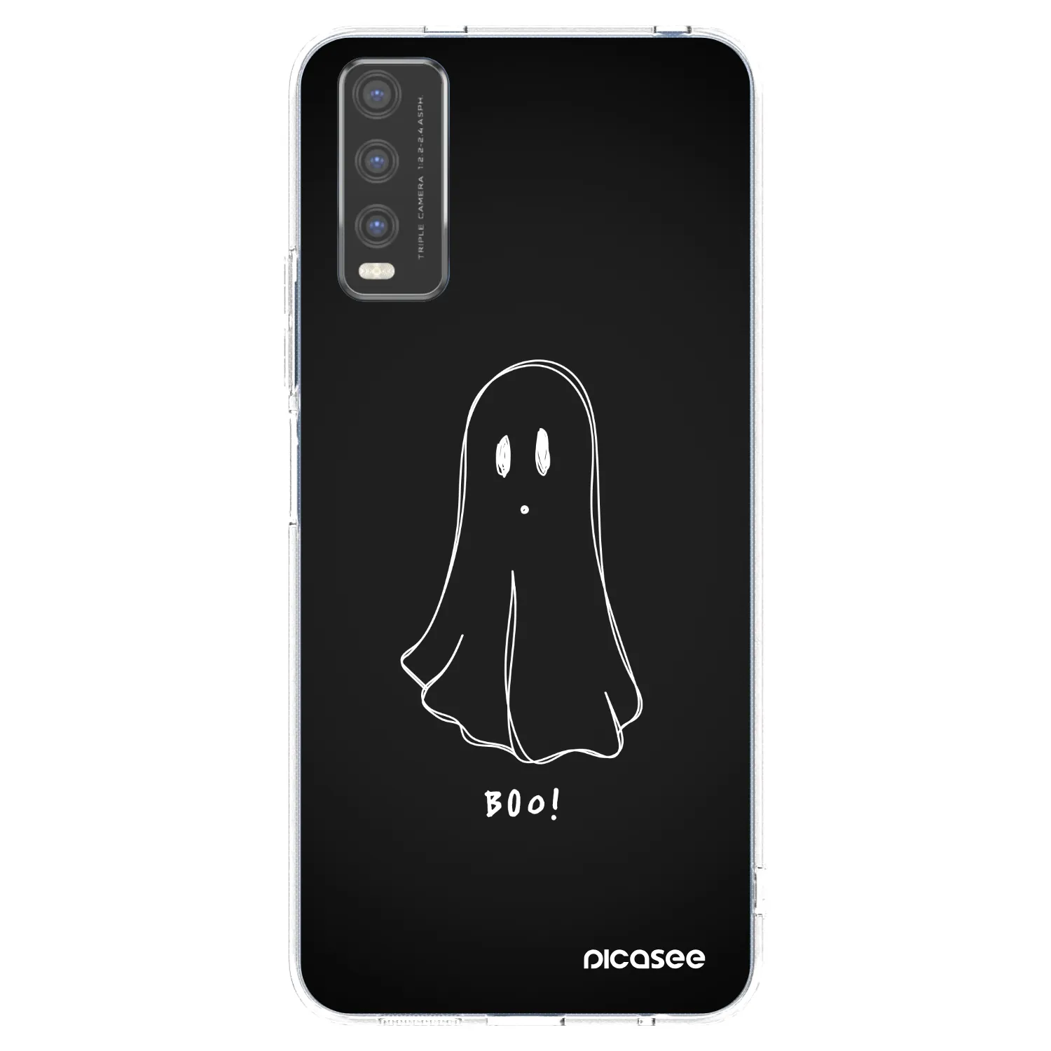 Picasee Vivo Y20s Hülle - Transparentes Silikon - Ghost 2