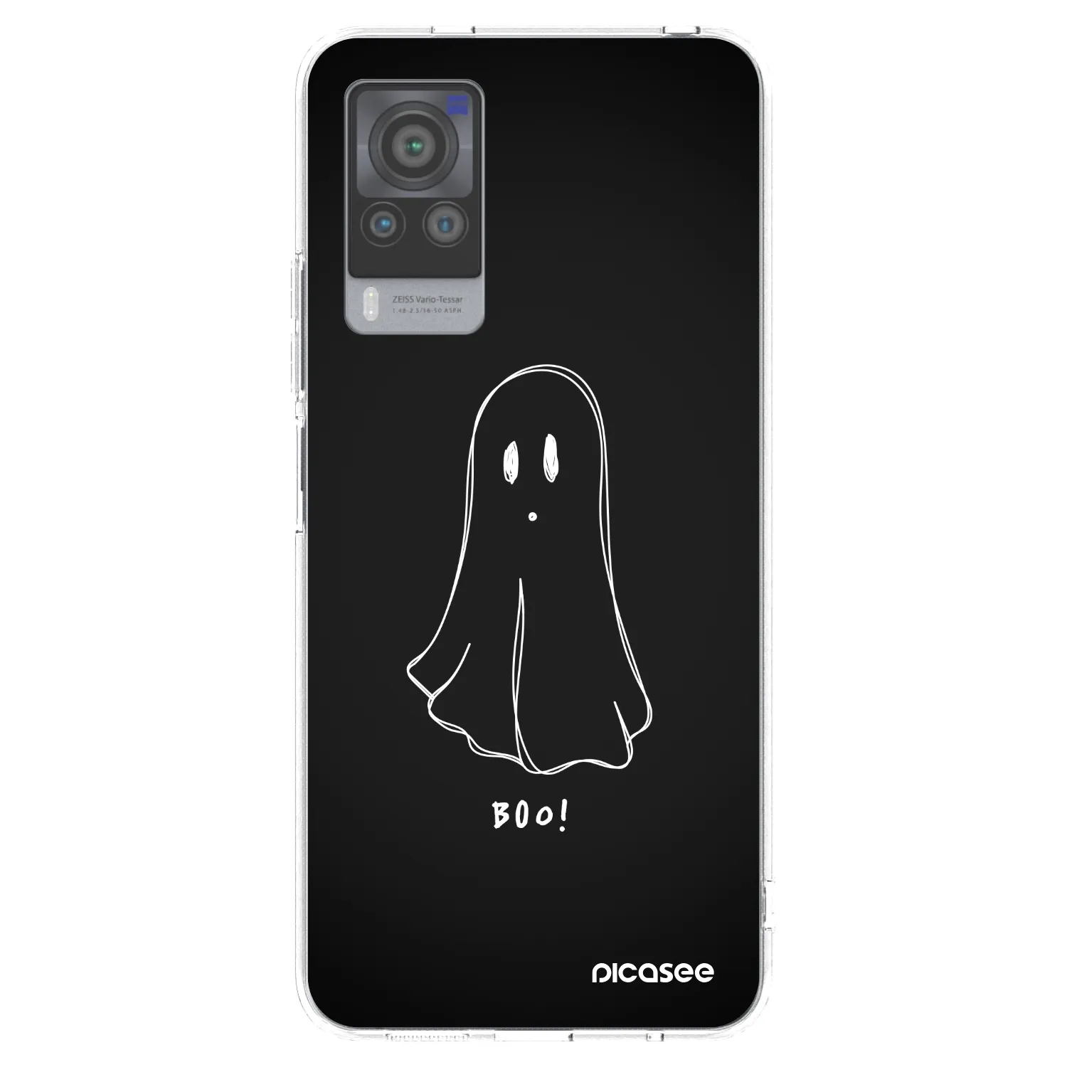 Picasee Vivo X60 Pro 5G Hülle - Transparentes Silikon - Ghost 2
