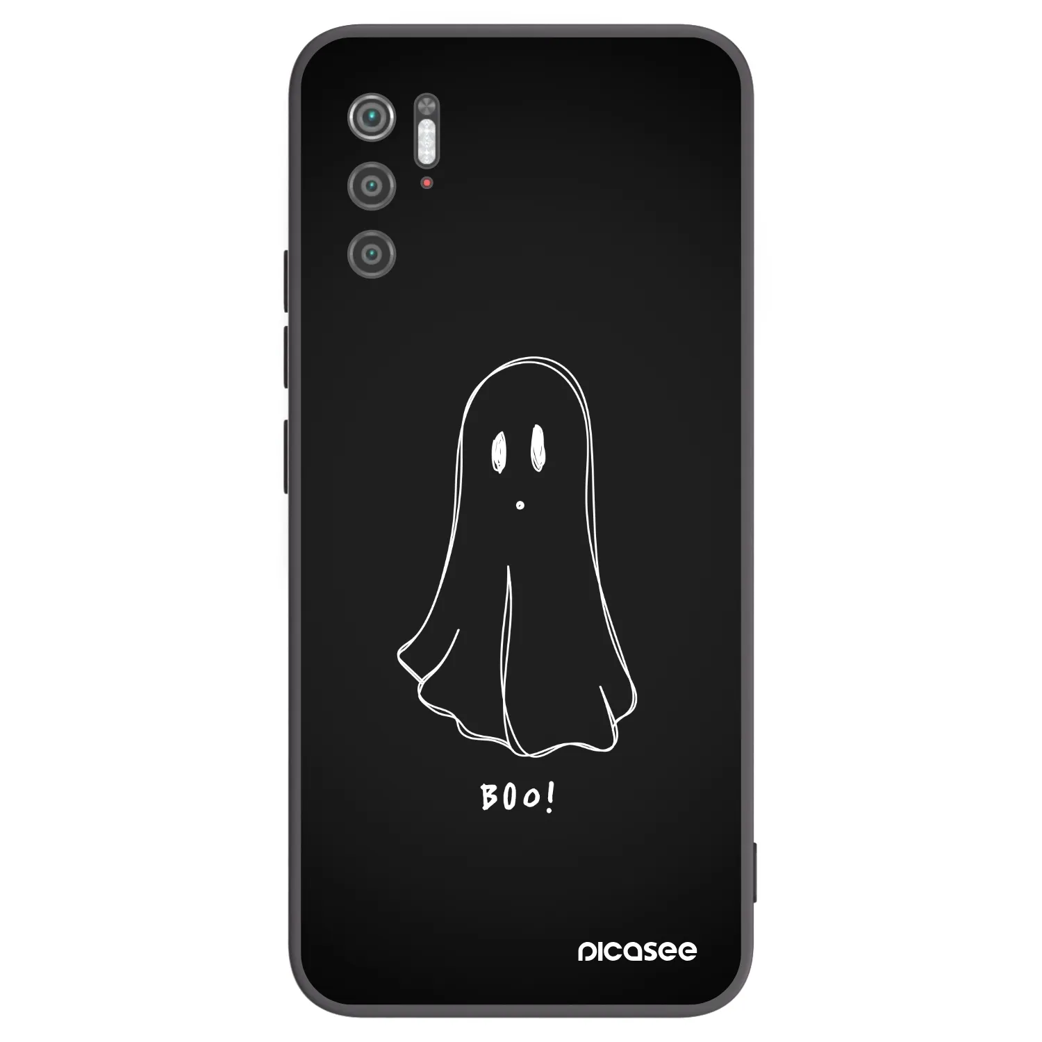 Picasee Xiaomi Poco M3 Pro 5G Hülle - Schwarzes Silikon - Ghost 2