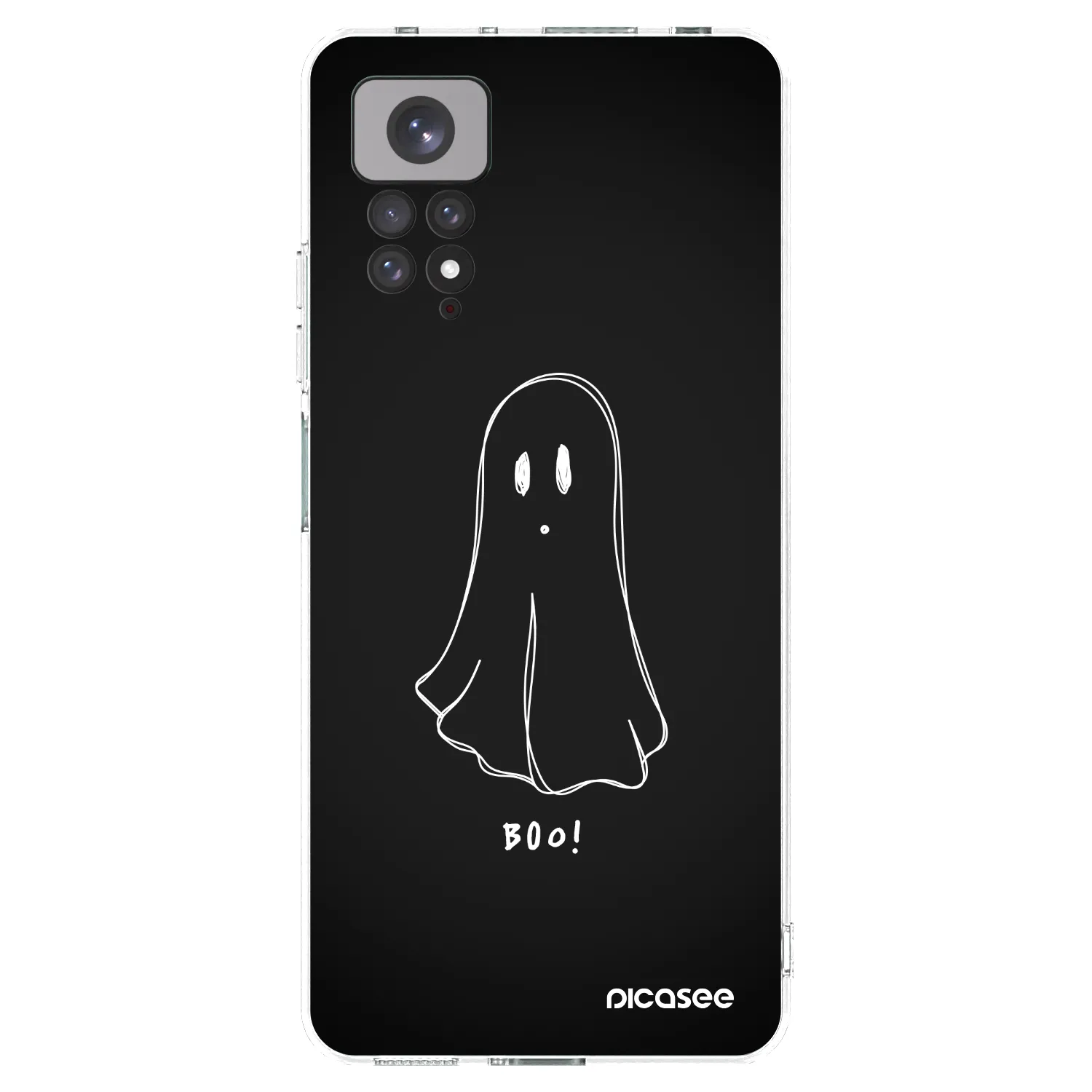 Picasee Xiaomi Redmi Note 11 Hülle - Transparentes Silikon - Ghost 2