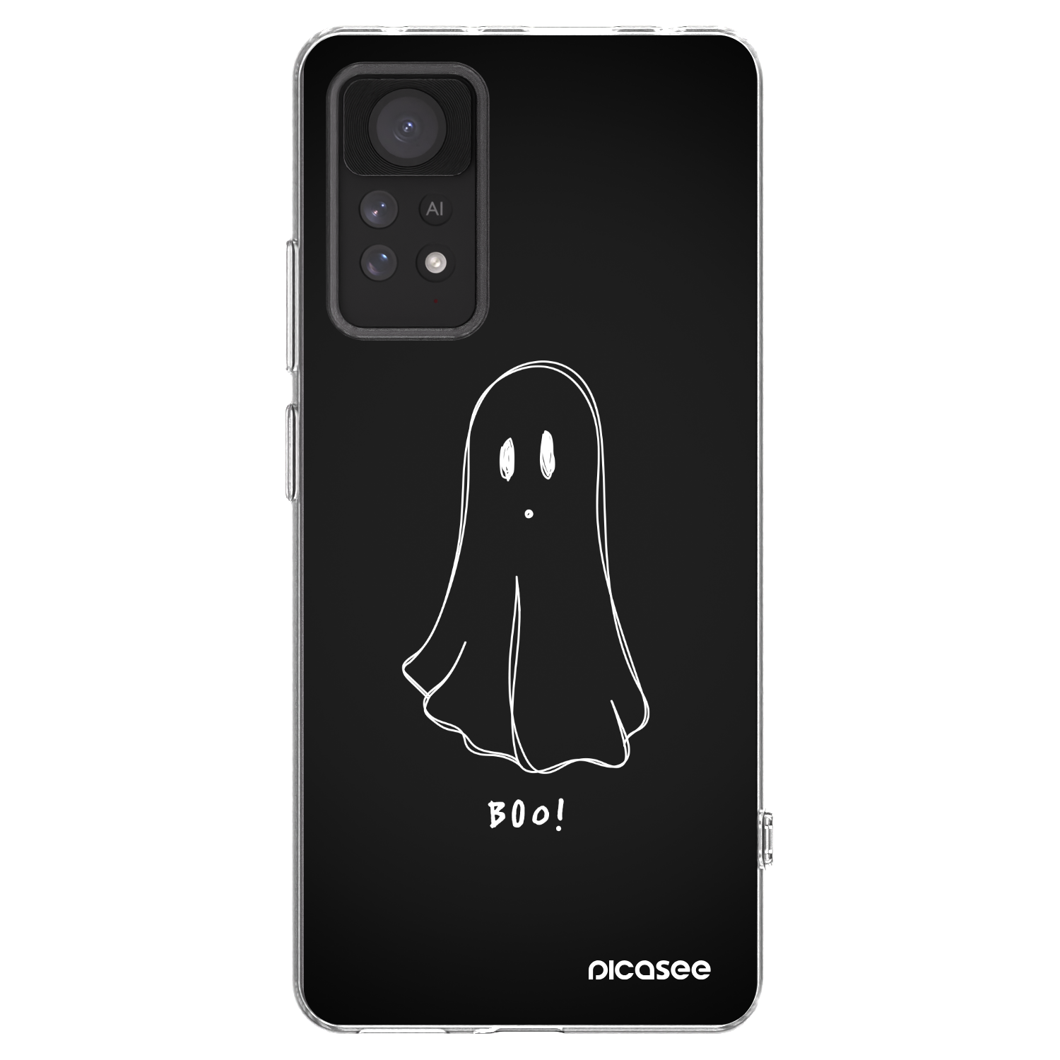 Picasee Xiaomi Redmi Note 11 Pro Hülle - Transparentes Silikon - Ghost 2