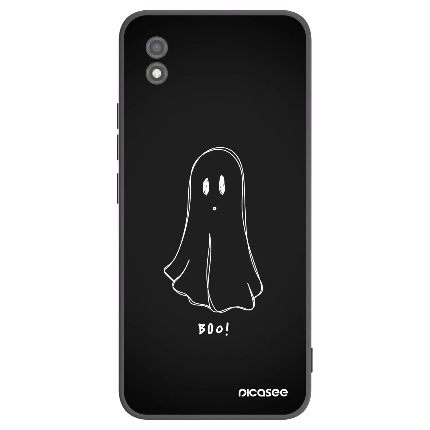 Picasee Realme C11 (2021) Hülle - Schwarzes Silikon - Ghost 2