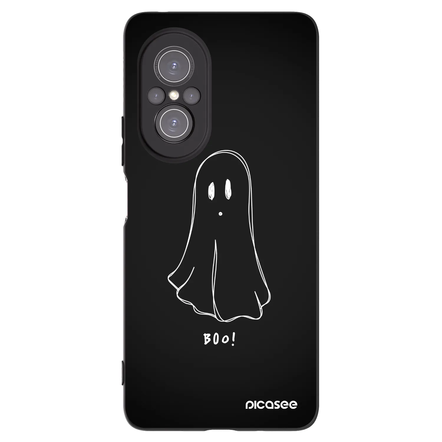 Picasee Huawei Nova 9 SE Hülle - Schwarzes Silikon - Ghost 2