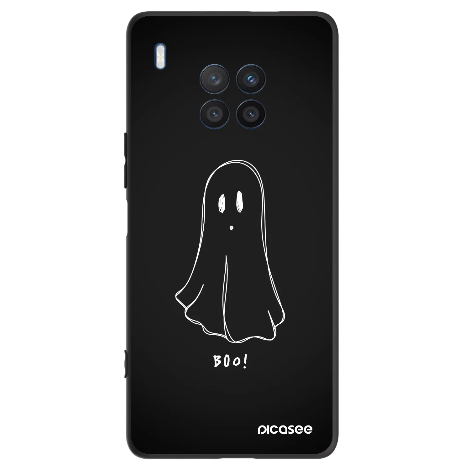 Picasee Honor 50 Lite Hülle - Schwarzes Silikon - Ghost 2