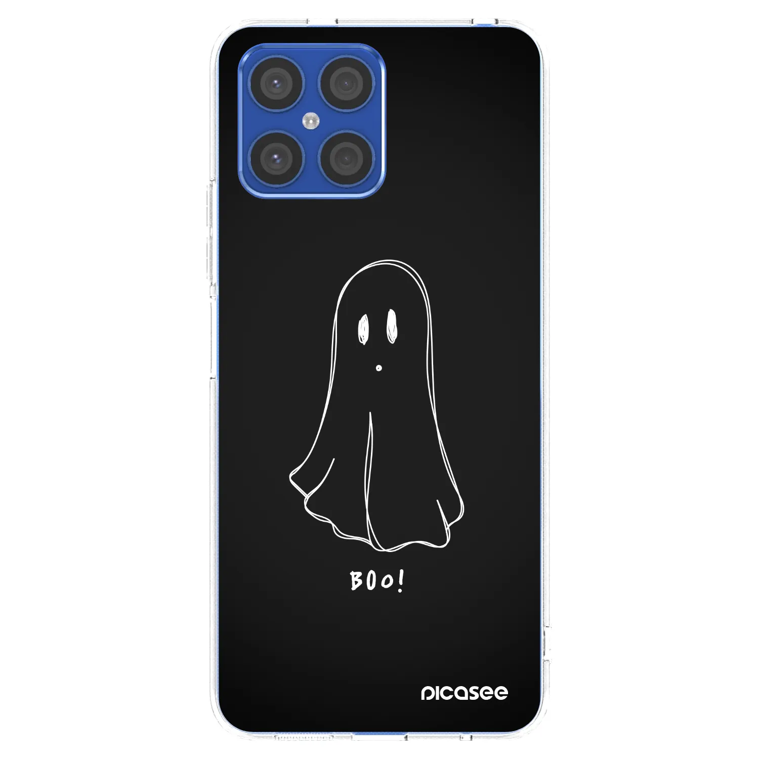 Picasee Honor X8 4G Hülle - Transparentes Silikon - Ghost 2