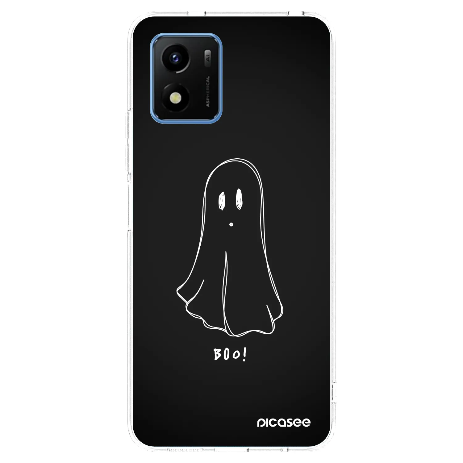Picasee Vivo Y01 Hülle - Transparentes Silikon - Ghost 2