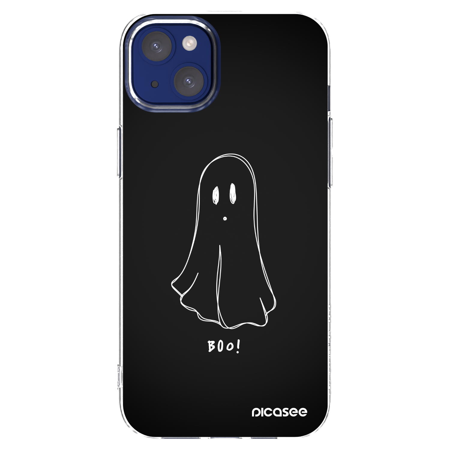 Picasee Apple iPhone 14 Plus Hülle - Transparentes Silikon - Ghost 2