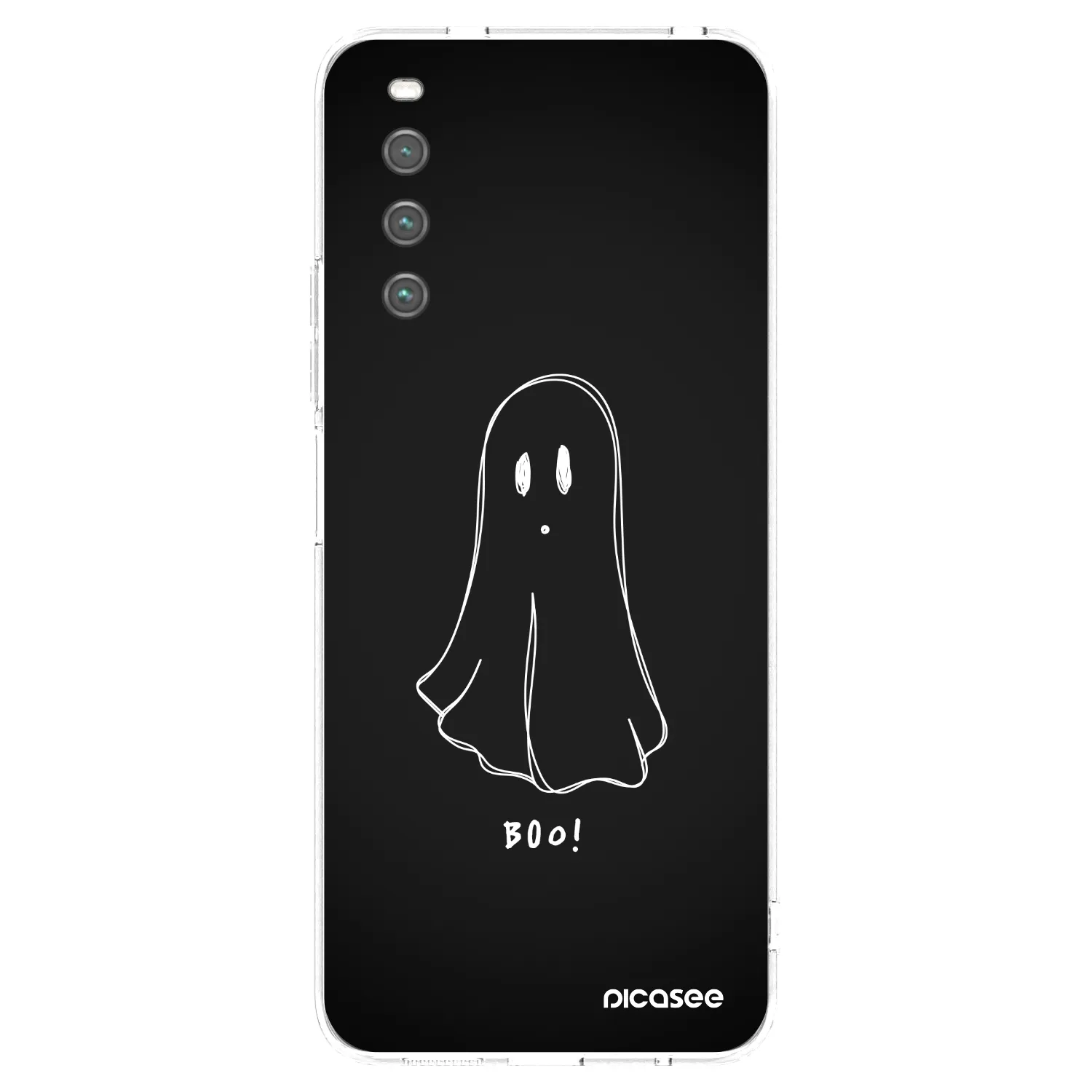 Picasee Sony Xperia 10 IV 5G Hülle - Transparentes Silikon - Ghost 2