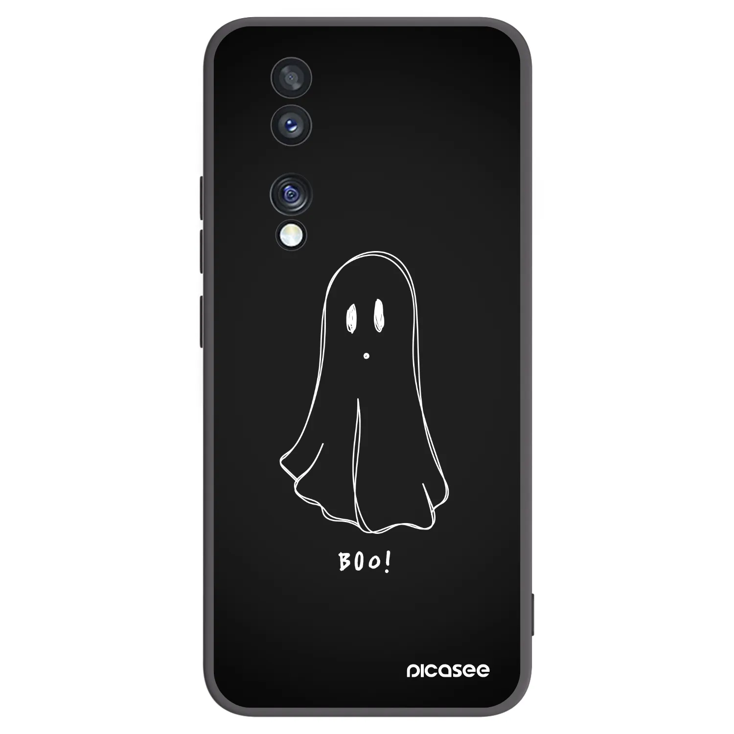 Picasee Honor 70 Hülle - Schwarzes Silikon - Ghost 2