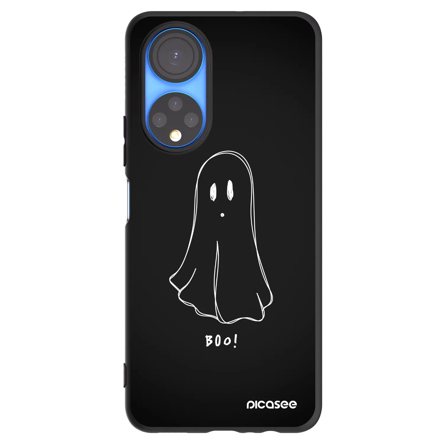 Picasee Honor X7 Hülle - Schwarzes Silikon - Ghost 2
