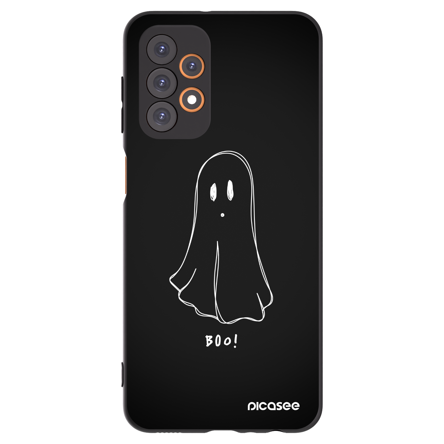 Picasee Samsung Galaxy A23 A236B 5G Hülle - Schwarzes Silikon - Ghost 2