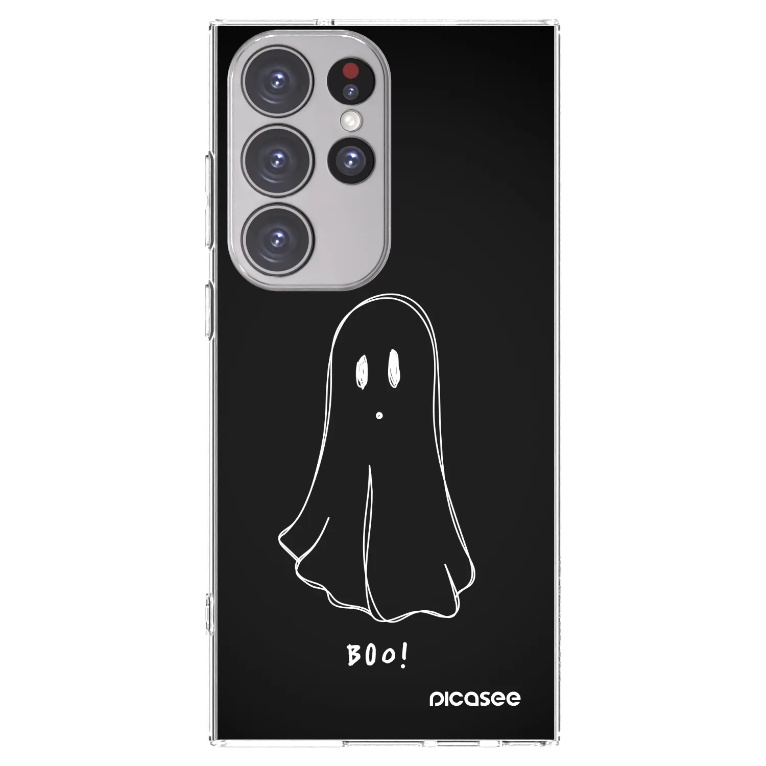 Picasee Samsung Galaxy S23 Ultra 5G Hülle - Transparentes Silikon - Ghost 2