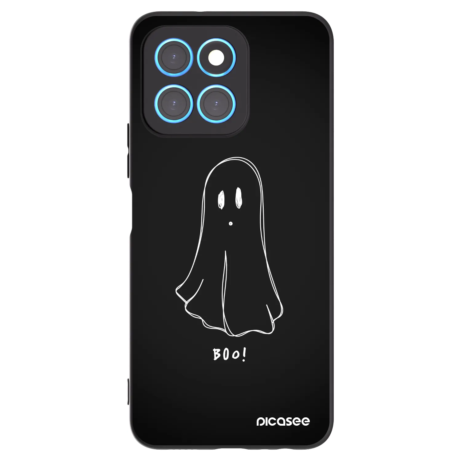 Picasee Honor X8 5G Hülle - Schwarzes Silikon - Ghost 2