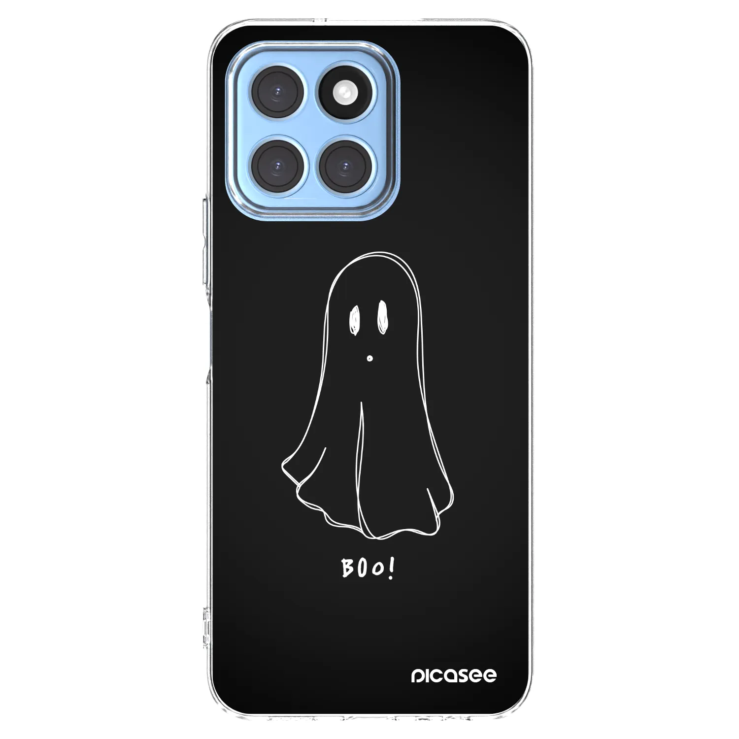 Picasee Honor X8 5G Hülle - Transparentes Silikon - Ghost 2