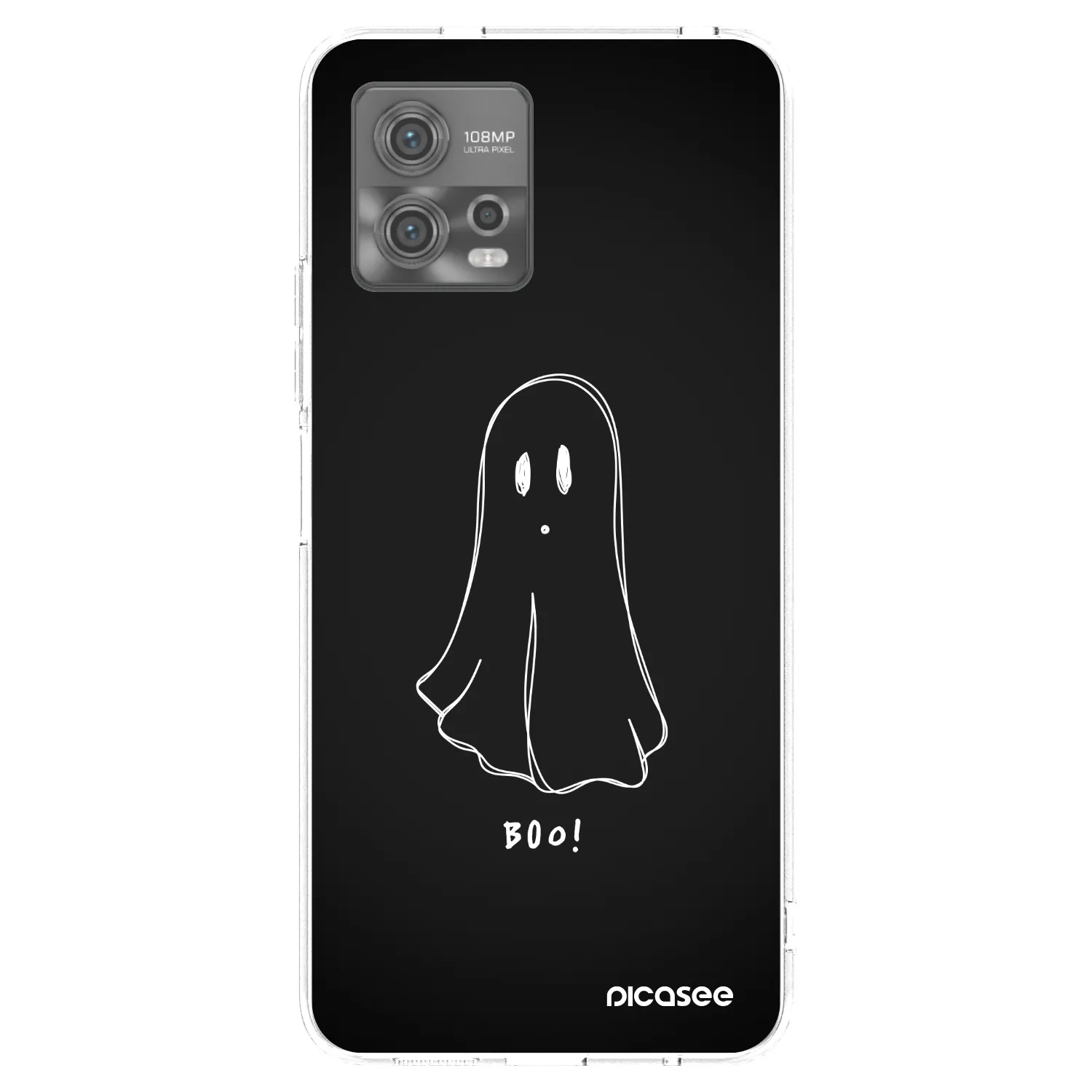 Picasee Motorola Moto G72 Hülle - Transparentes Silikon - Ghost 2