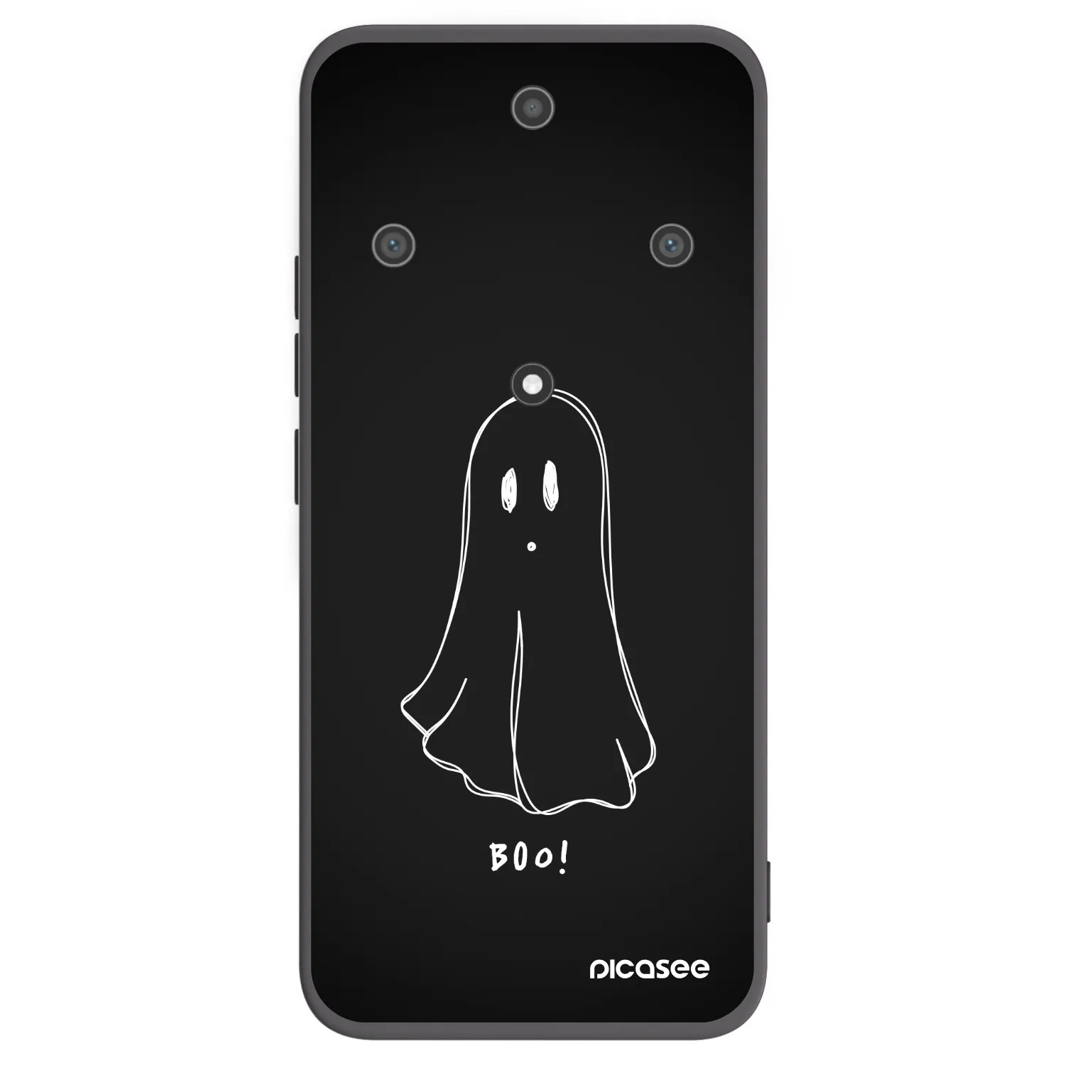 Picasee Honor Magic5 Lite 5G Hülle - Schwarzes Silikon - Ghost 2