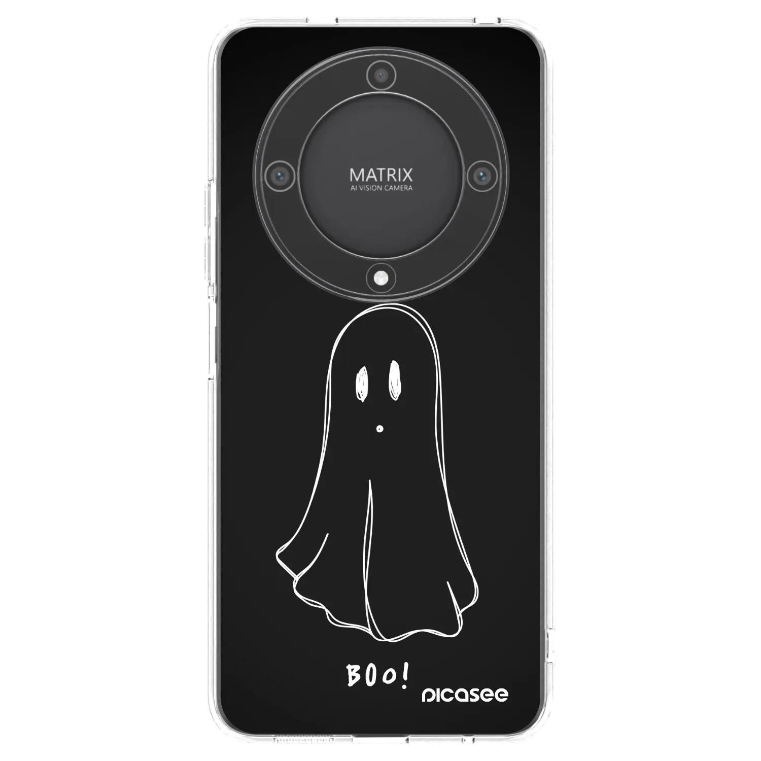 Picasee Honor Magic5 Lite 5G Hülle - Transparentes Silikon - Ghost 2
