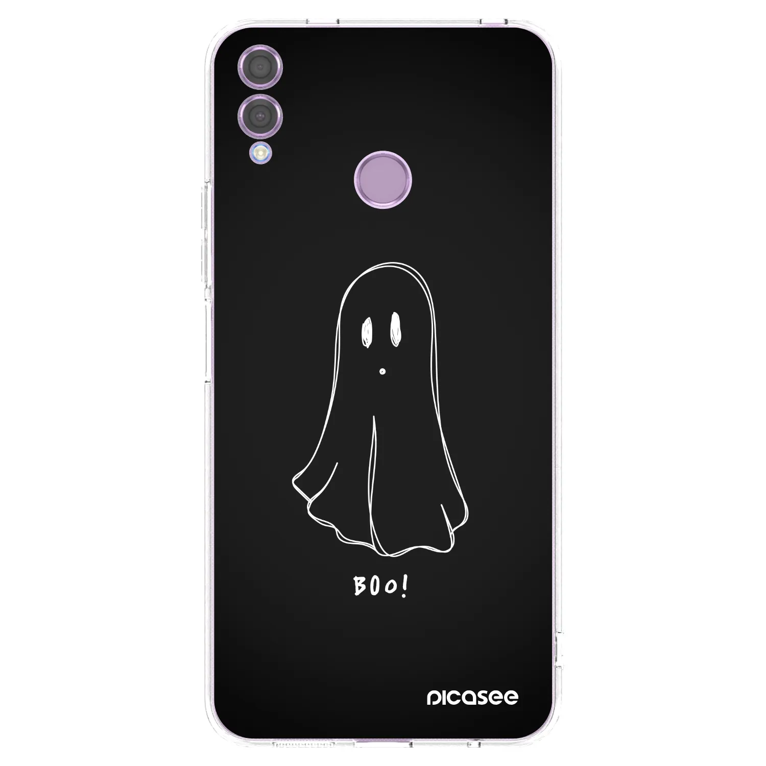 Picasee Honor 8X Hülle - Transparentes Silikon - Ghost 2