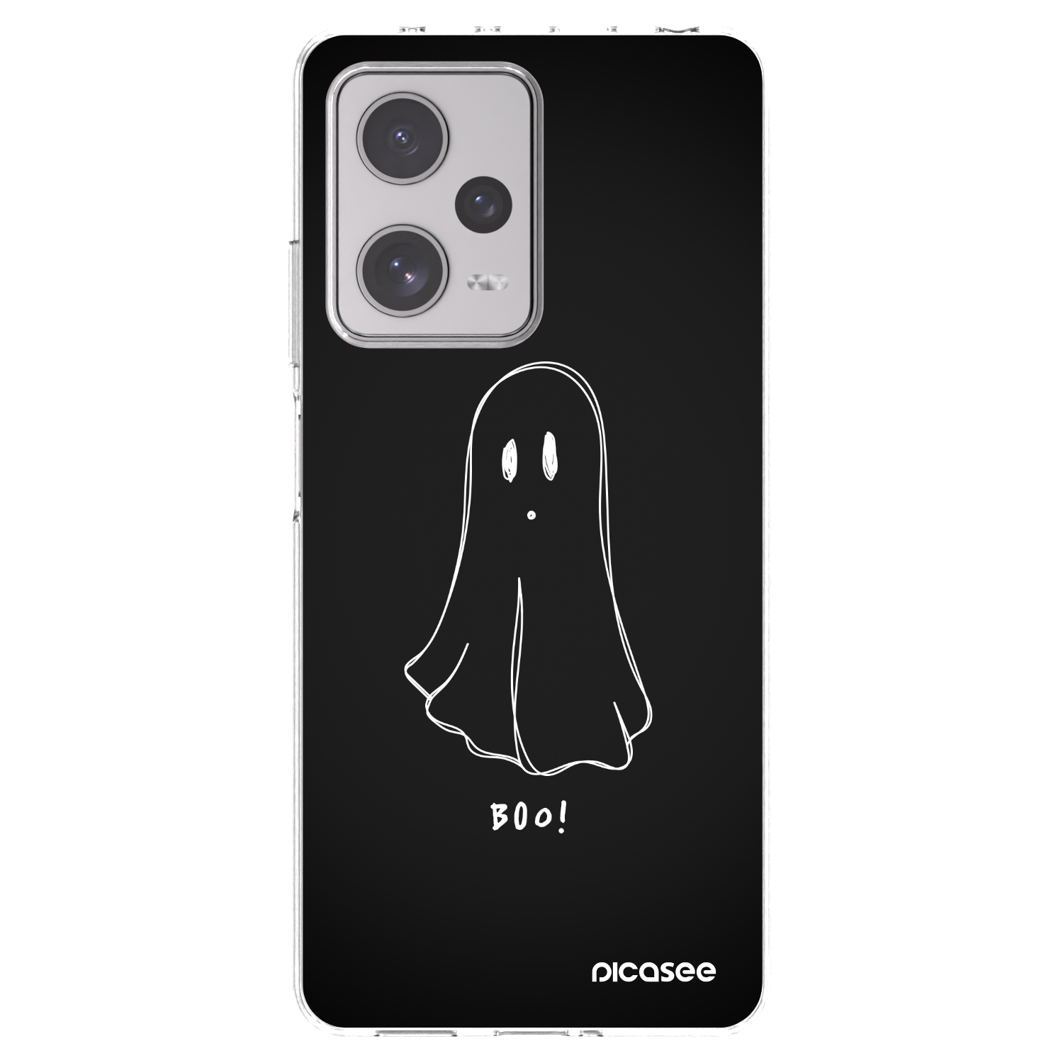 Picasee Xiaomi Redmi Note 12 Pro+ 5G Hülle - Transparentes Silikon - Ghost 2