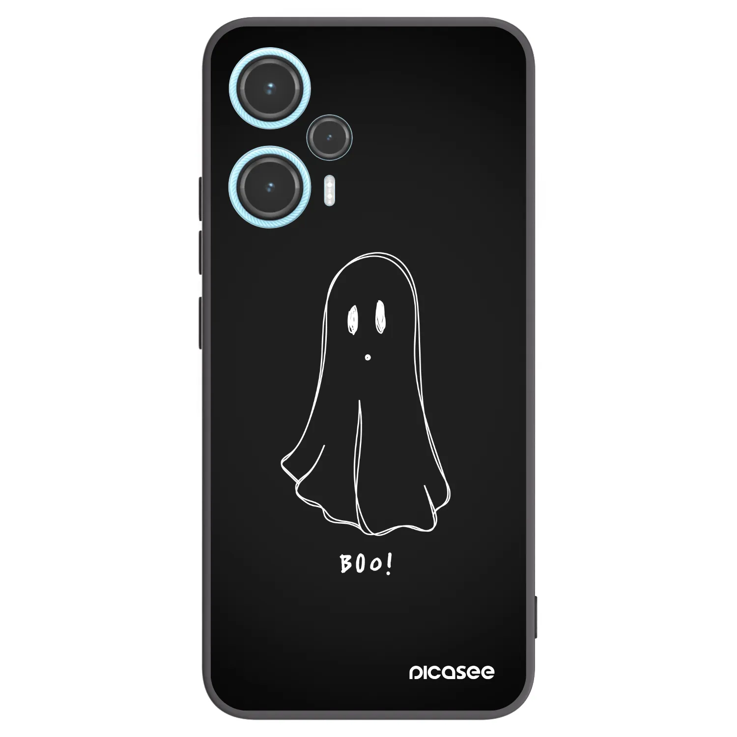 Picasee Xiaomi Poco F5 Hülle - Schwarzes Silikon - Ghost 2