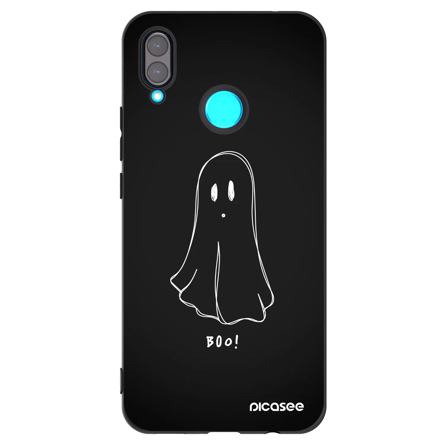 Picasee Huawei Nova 3i Hülle - Schwarzes Silikon - Ghost 2