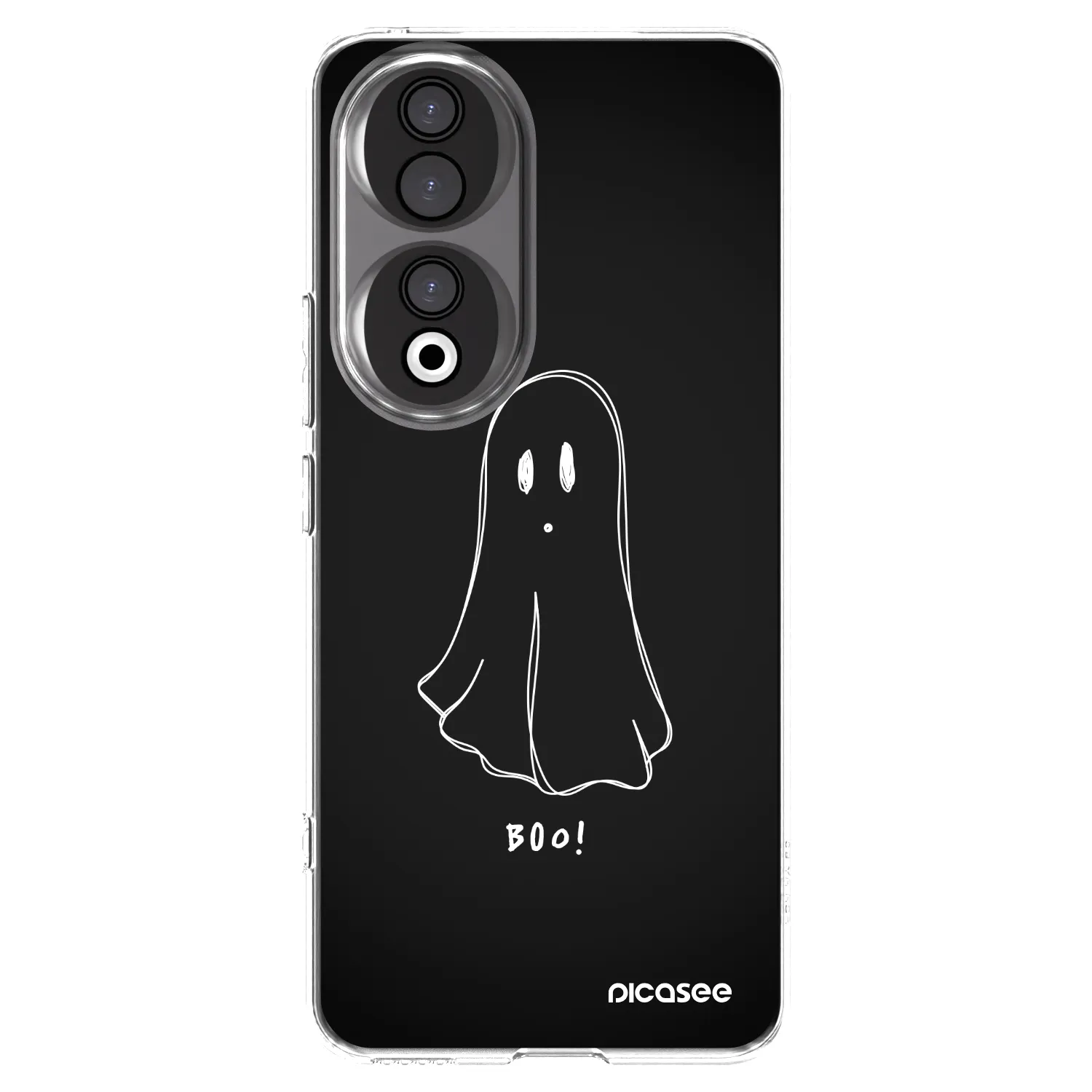 Picasee Honor 90 5G Hülle - Transparentes Silikon - Ghost 2
