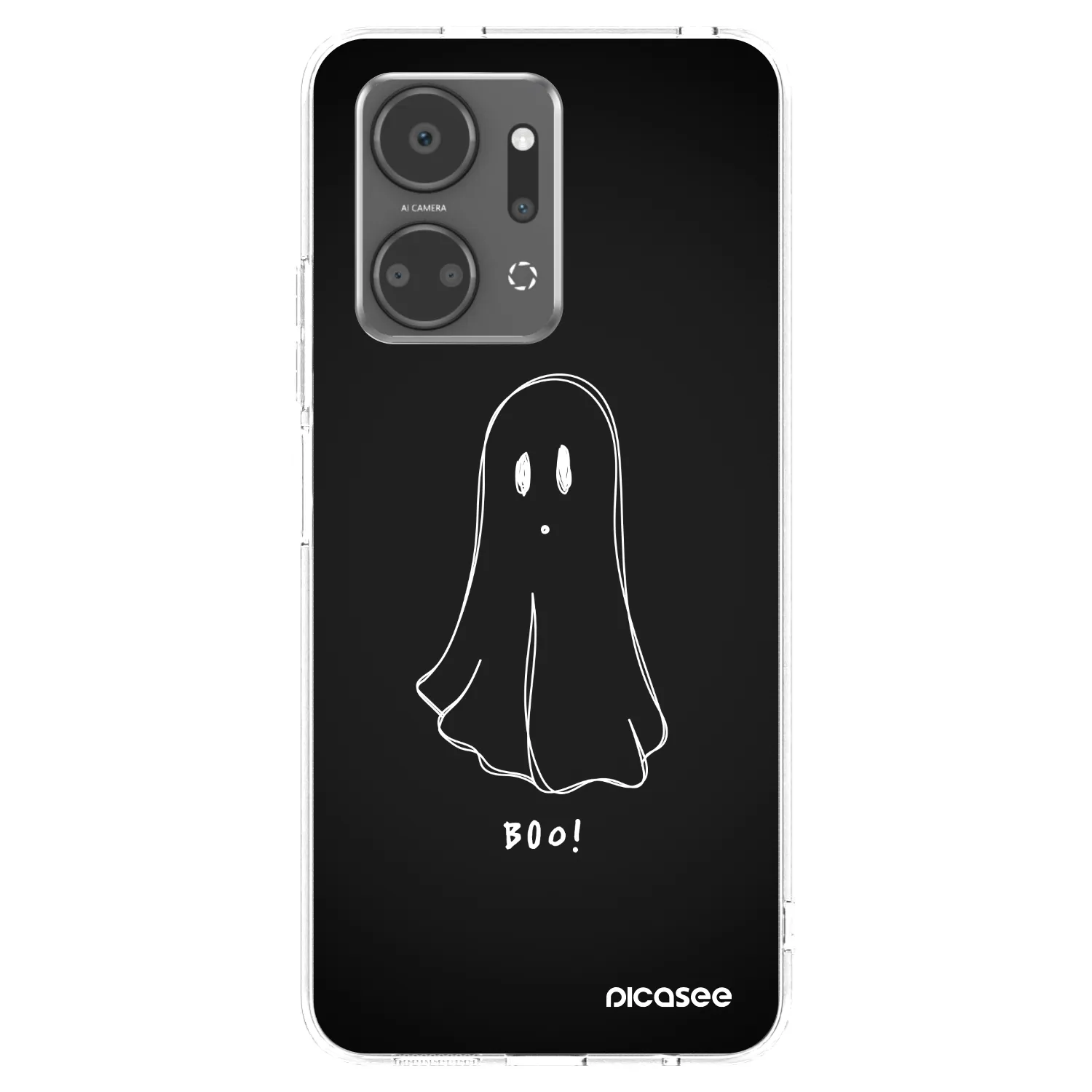 Picasee Honor X7a Hülle - Transparentes Silikon - Ghost 2