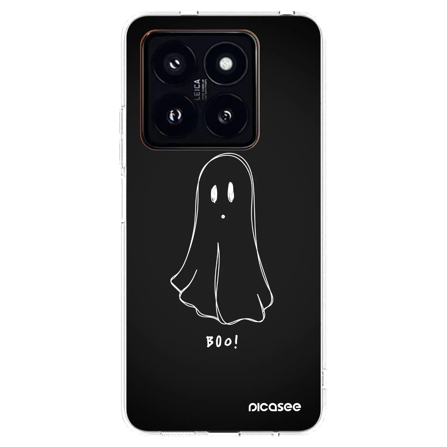 Picasee Xiaomi 14 Pro Hülle - Transparentes Silikon - Ghost 2