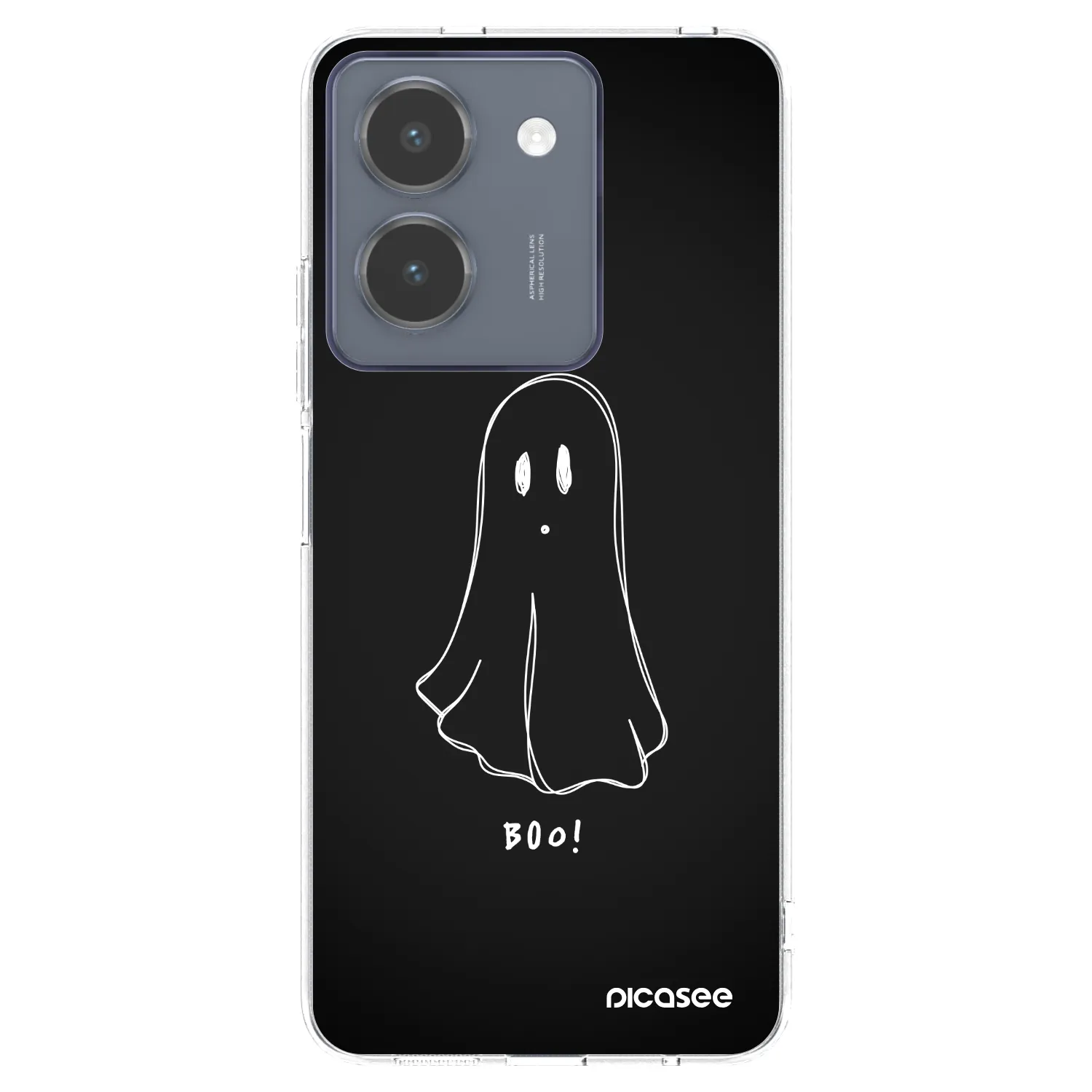Picasee Vivo Y36 4G Hülle - Transparentes Silikon - Ghost 2