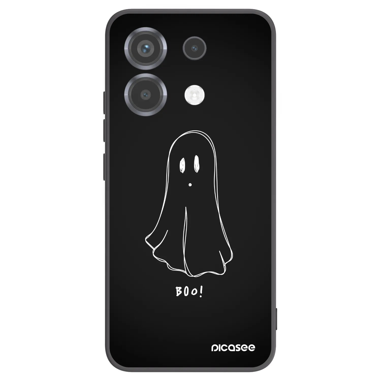 Picasee Xiaomi Poco X6 Hülle - Schwarzes Silikon - Ghost 2