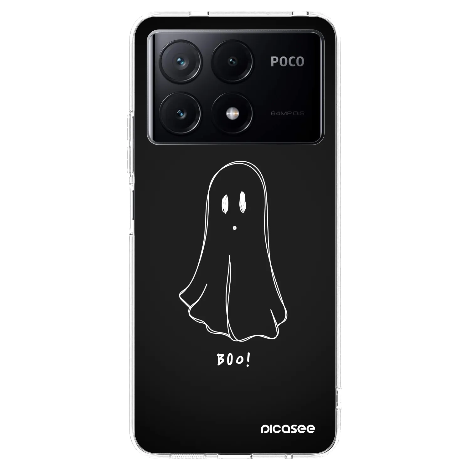 Picasee Xiaomi Poco X6 Pro Hülle - Transparentes Silikon - Ghost 2