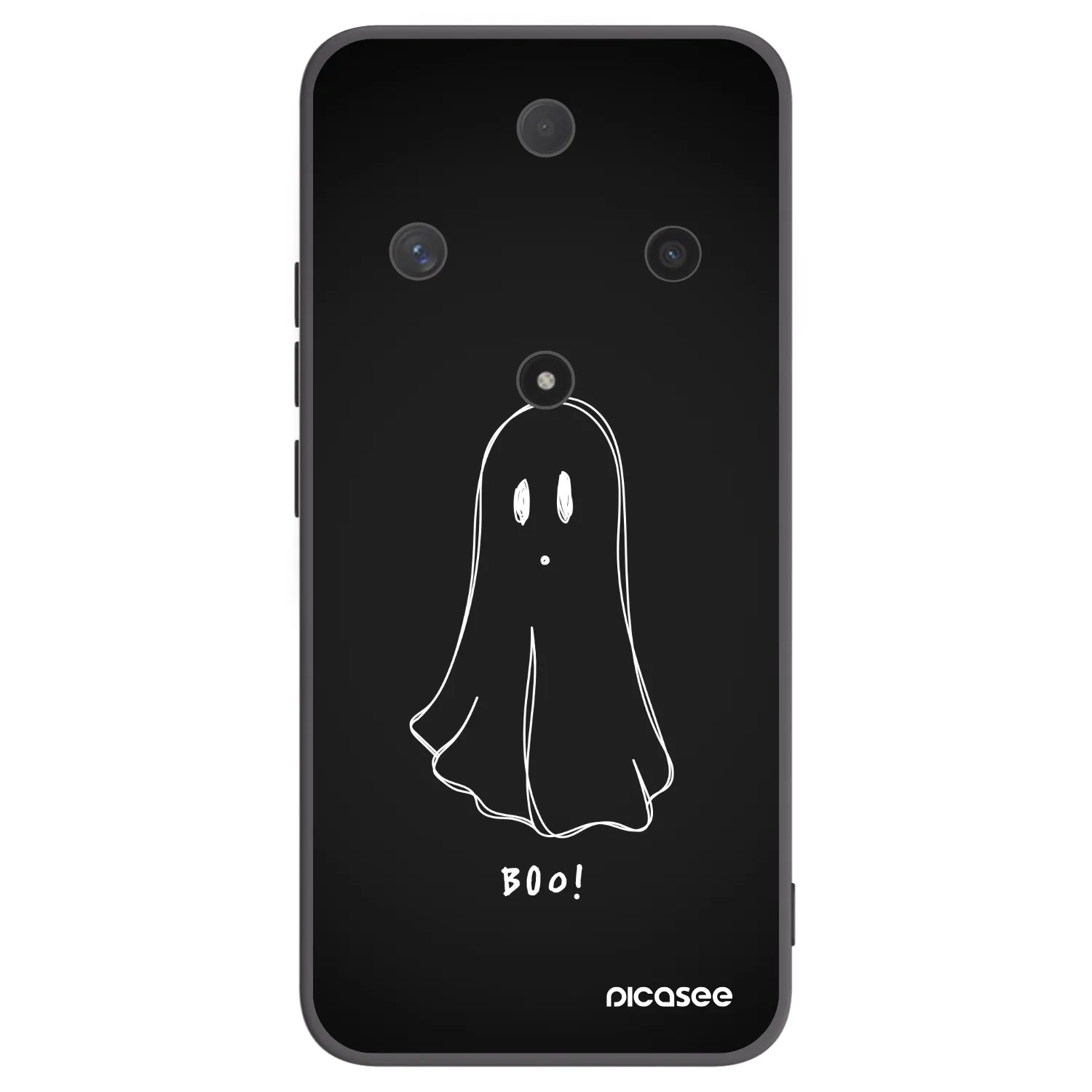 Picasee Honor Magic6 Lite 5G Hülle - Schwarzes Silikon - Ghost 2