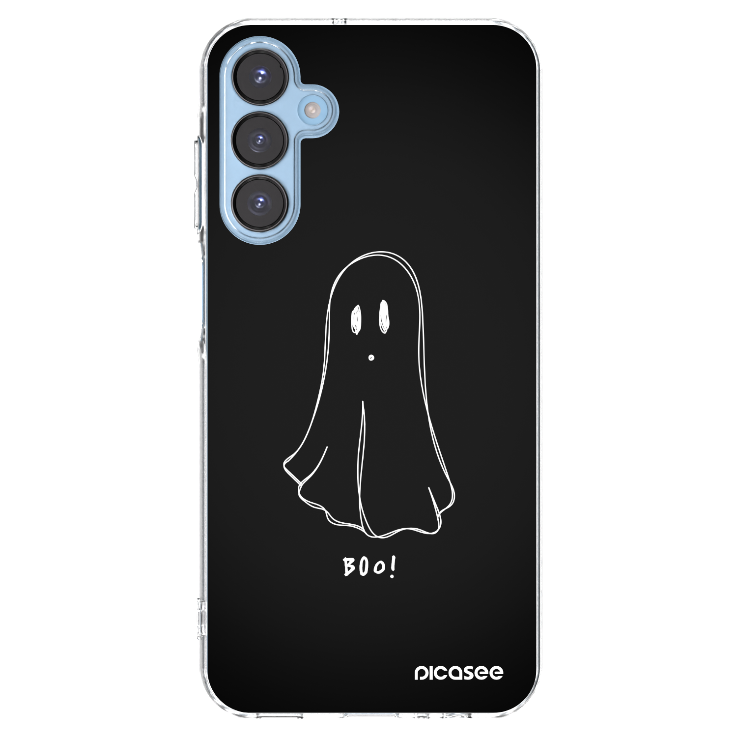 Picasee Samsung Galaxy A15 A156B 5G Hülle - Transparentes Silikon - Ghost 2