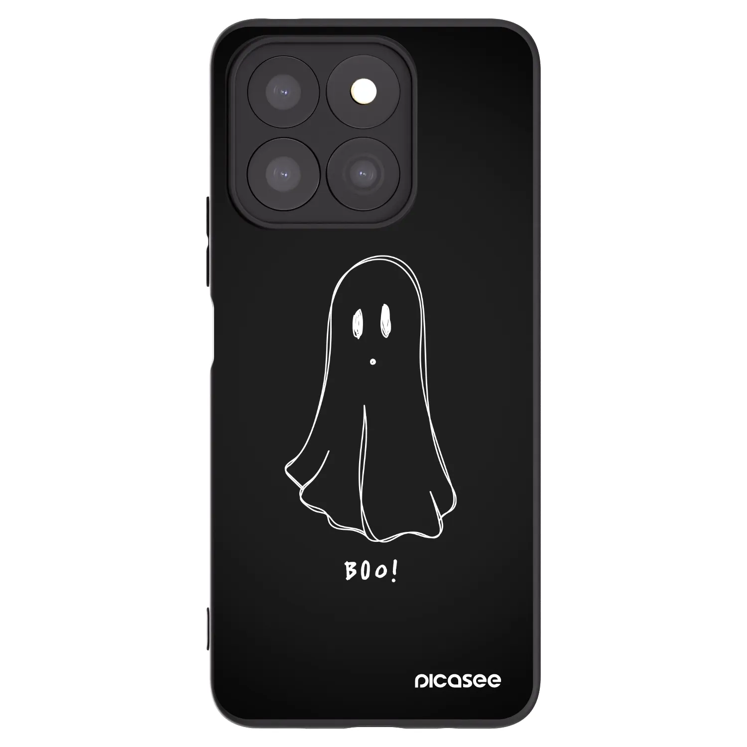 Picasee Honor X8b Hülle - Schwarzes Silikon - Ghost 2