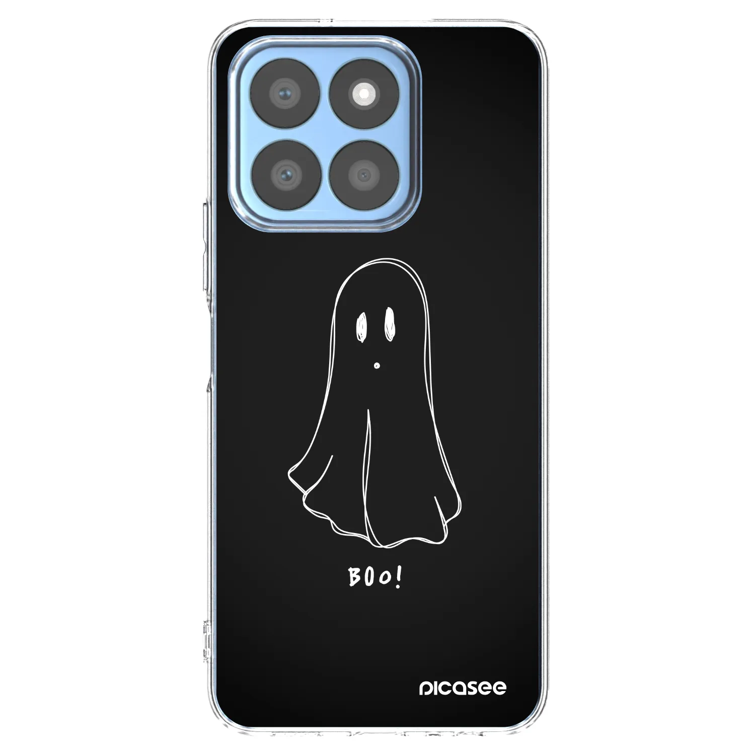 Picasee Honor X8b Hülle - Transparentes Silikon - Ghost 2