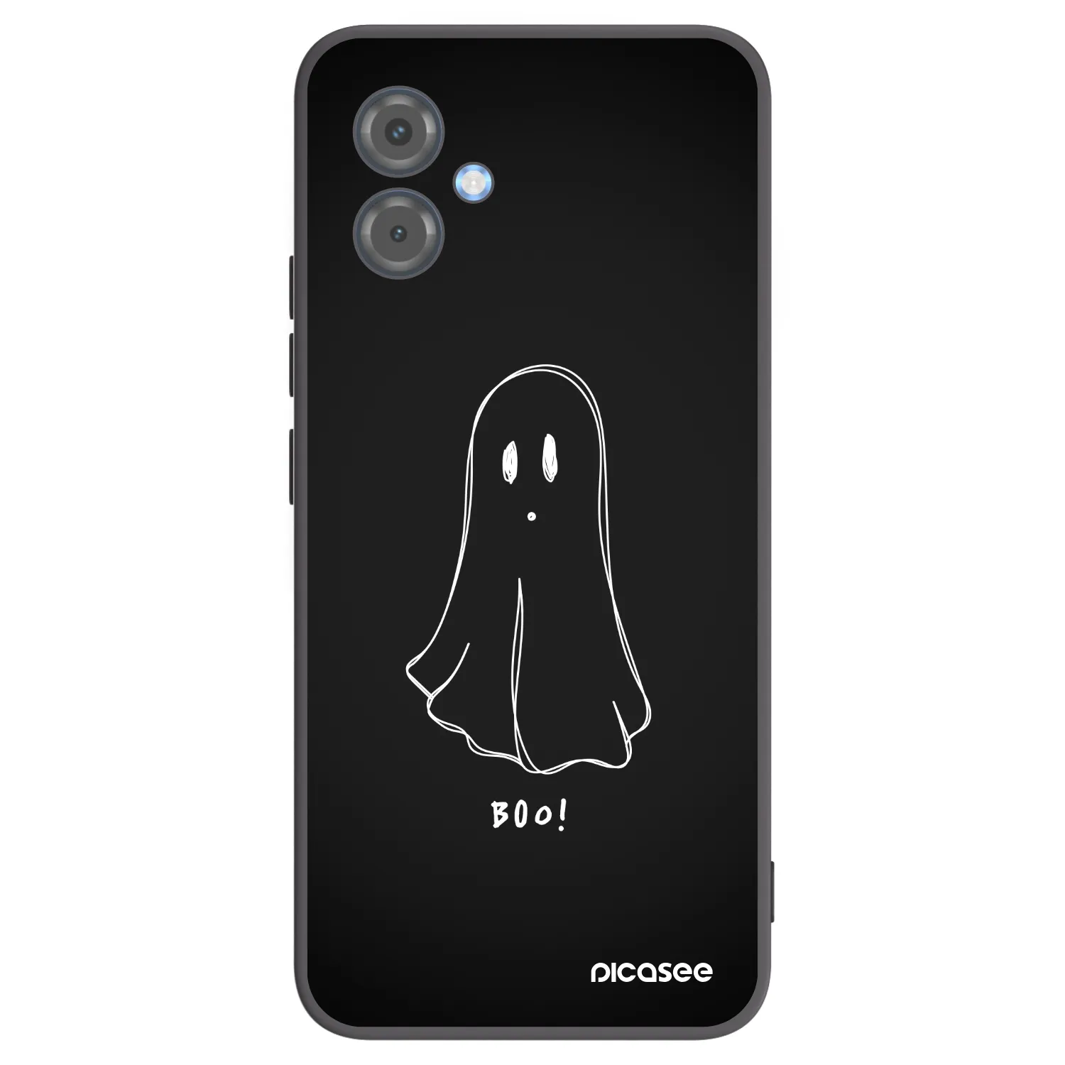 Picasee Motorola Moto G14 Hülle - Schwarzes Silikon - Ghost 2